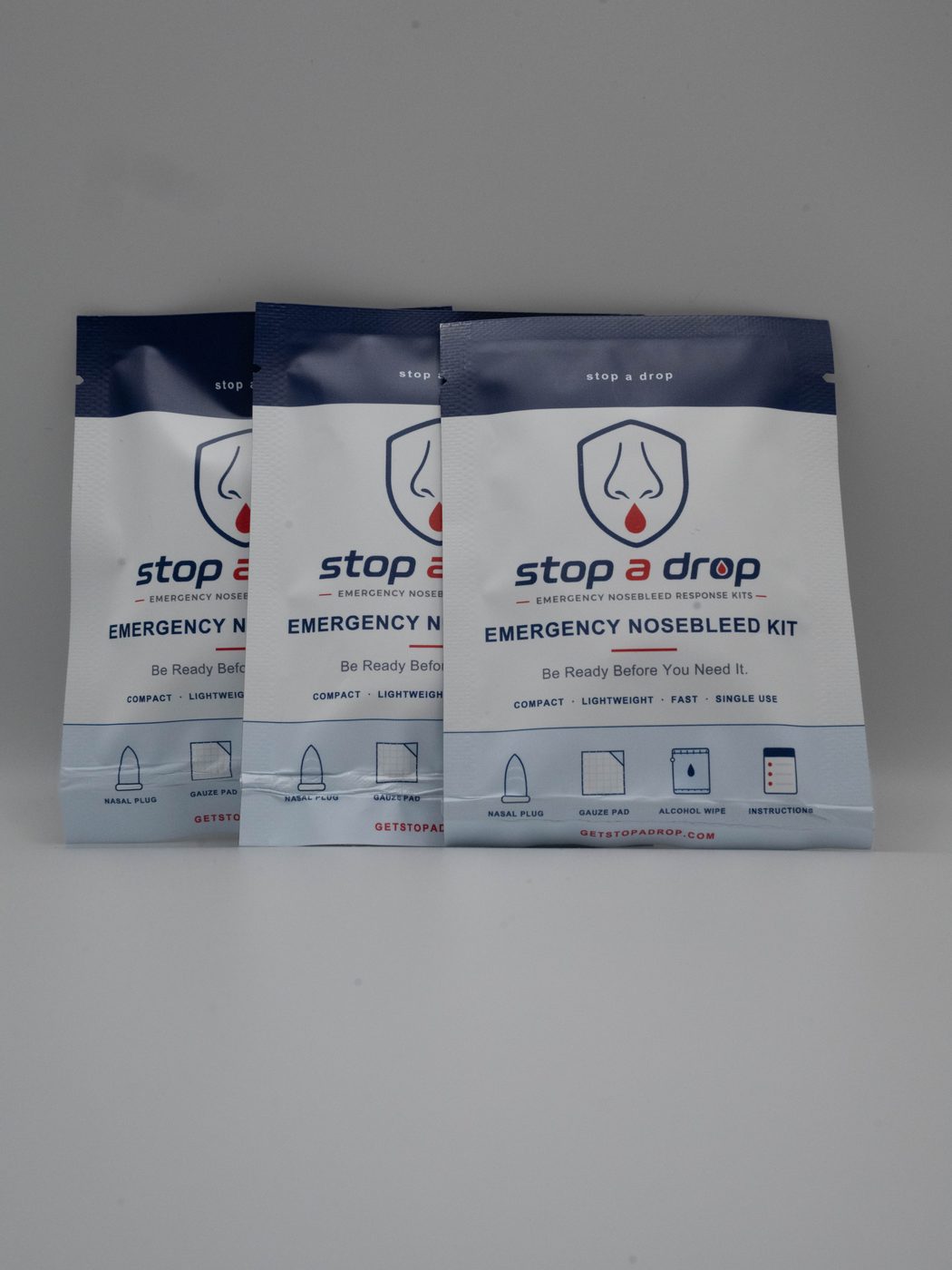 Stop A Drop Team Kit — multiple emergency nosebleed kit pouches